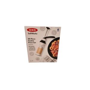 OXO SoftWorks Cookie Press Set 20Pc (1) Cookie Press (1) Storage Case (18) Disks